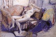 Edouard Vuillard Sofa of nude women oil painting